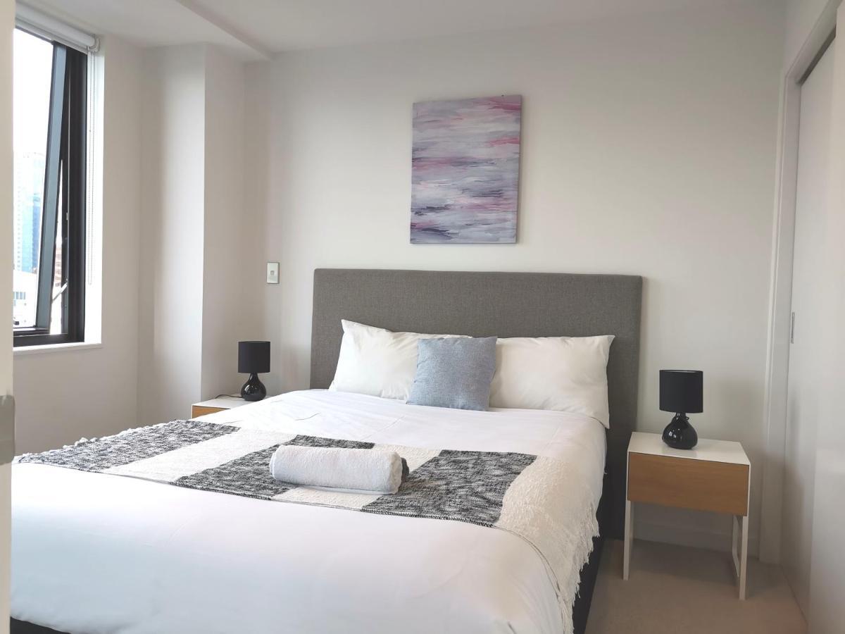 Modern 2 Bedroom Apartment 1 Minute To Skytower Auckland Ngoại thất bức ảnh